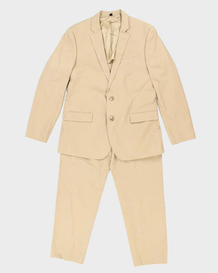 Vintage J Crew Tan Suit - M
