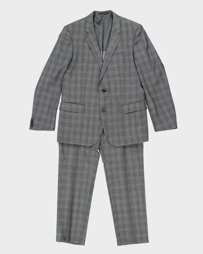 Hugo Boss Grey Check Suit - M