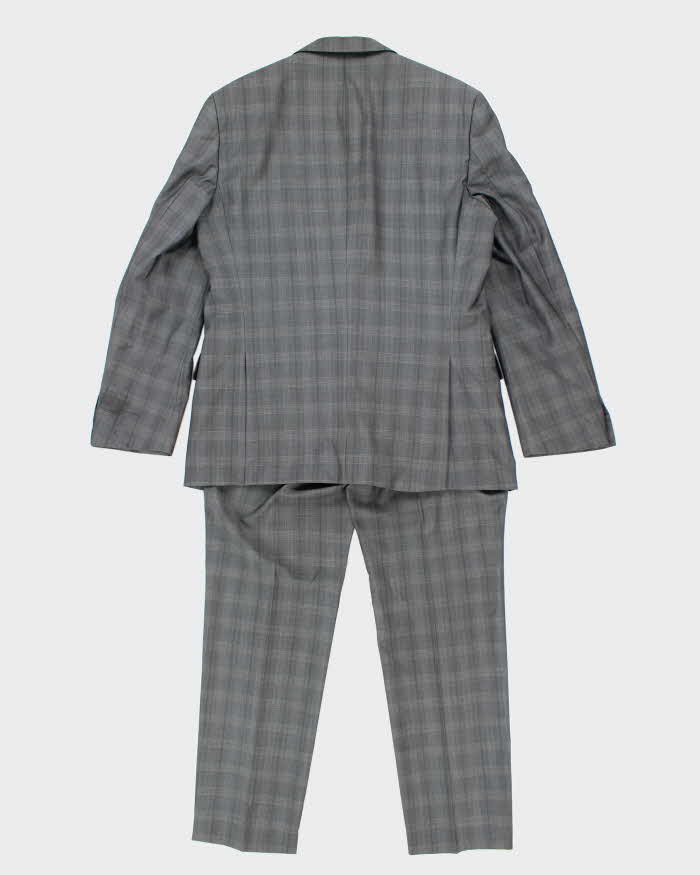 Hugo Boss Grey Check Suit - M