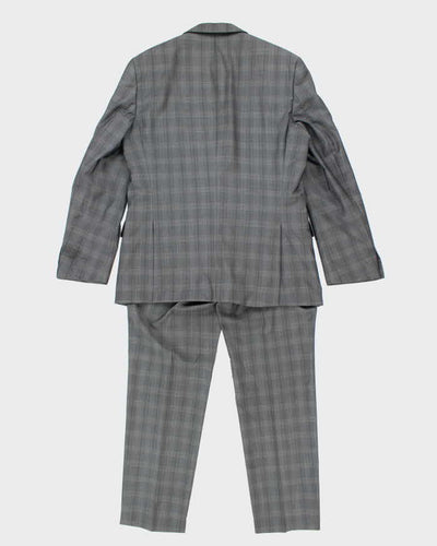 Hugo Boss Grey Check Suit - M