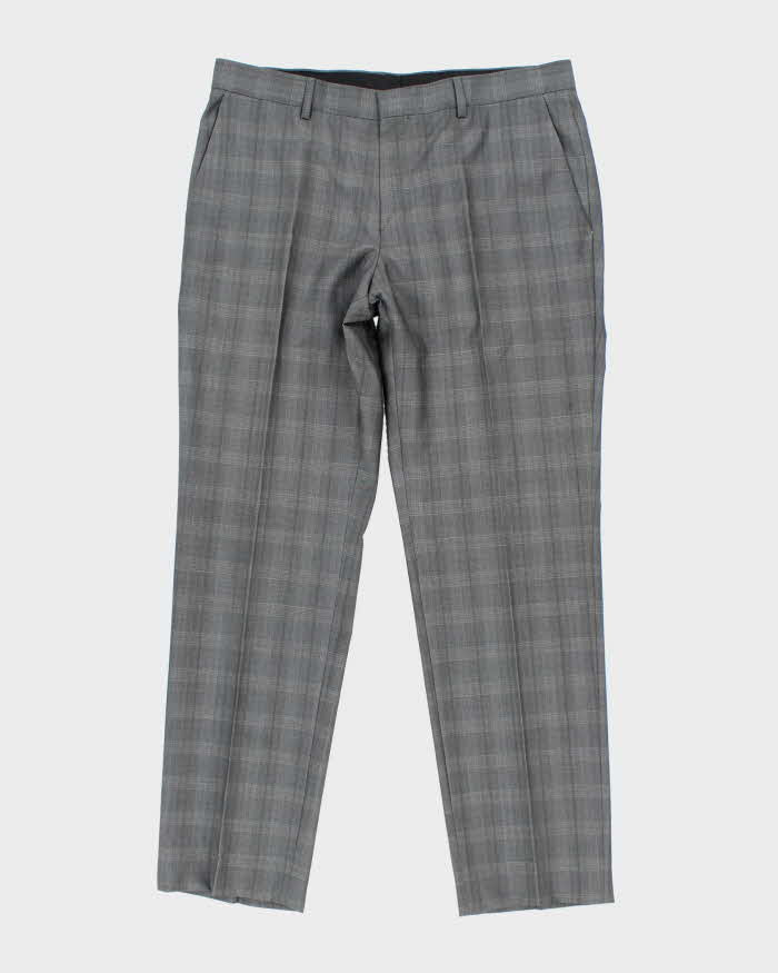 Hugo Boss Grey Check Suit - M