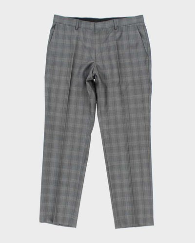 Hugo Boss Grey Check Suit - M