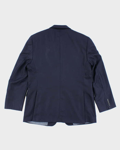 Vintage Navy Cashmere Suit Jacket - L