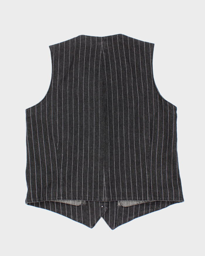Vintage Lauren Pin Stripe Waistcoat - L