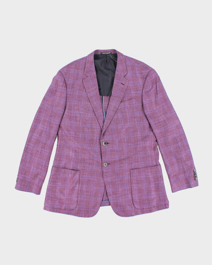 Vintage Emporio Armani Purple Suit Jacket - L