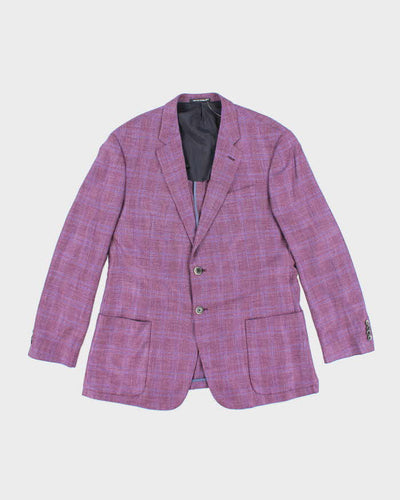 Vintage Emporio Armani Purple Suit Jacket - L