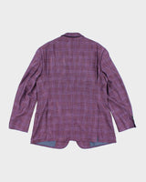 Vintage Emporio Armani Purple Suit Jacket - L