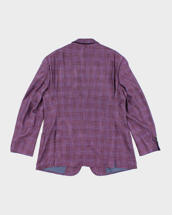 Vintage Emporio Armani Purple Suit Jacket - L