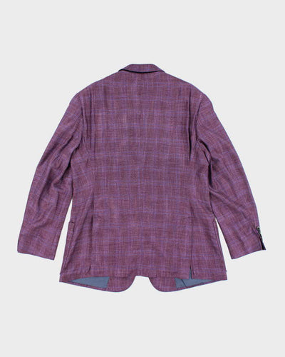 Vintage Emporio Armani Purple Suit Jacket - L