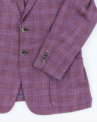 Vintage Emporio Armani Purple Suit Jacket - L