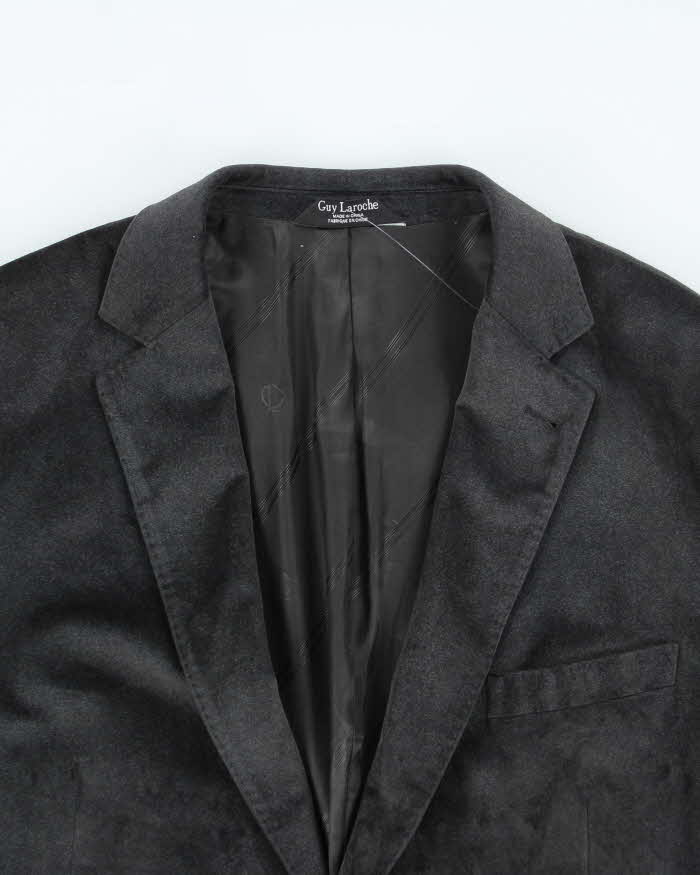 Vintage Guy Laroche Velvet Suit Jacket - L
