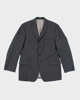Vintage 2000's Hugo Boss 100% Wool Suit Jacket -  L