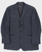 Vintage 2000's Nautica Patterned Wool Suit Jacket - L