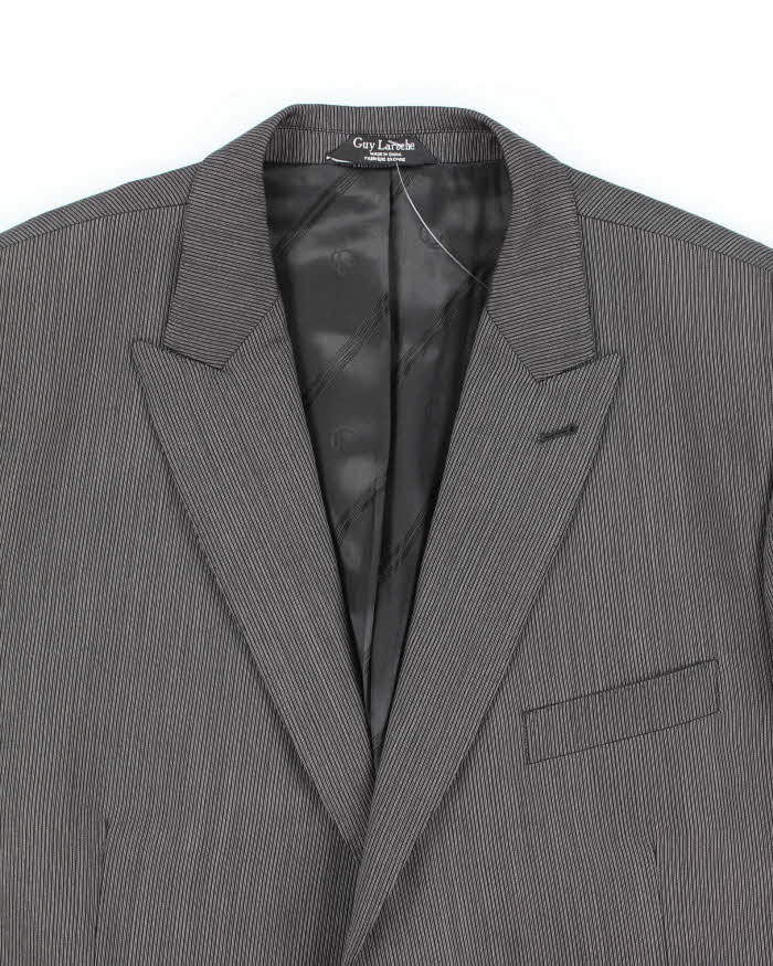 Vintage 90's Guy Laroche Fine Striped Suit Jacket - L
