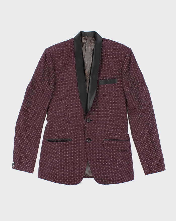 Vintage 90's Regal Spotted Two Button Blazer Jacket - M