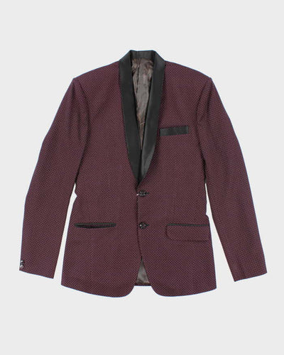 Vintage 90's Regal Spotted Two Button Blazer Jacket - M
