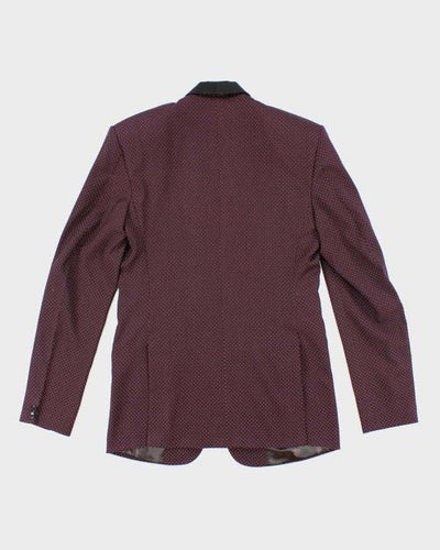 Vintage 90's Regal Spotted Two Button Blazer Jacket - M