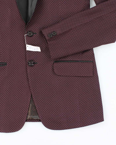 Vintage 90's Regal Spotted Two Button Blazer Jacket - M