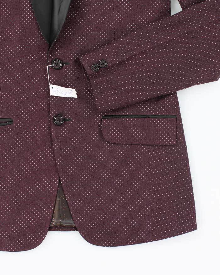 Vintage 90's Regal Spotted Two Button Blazer Jacket - M
