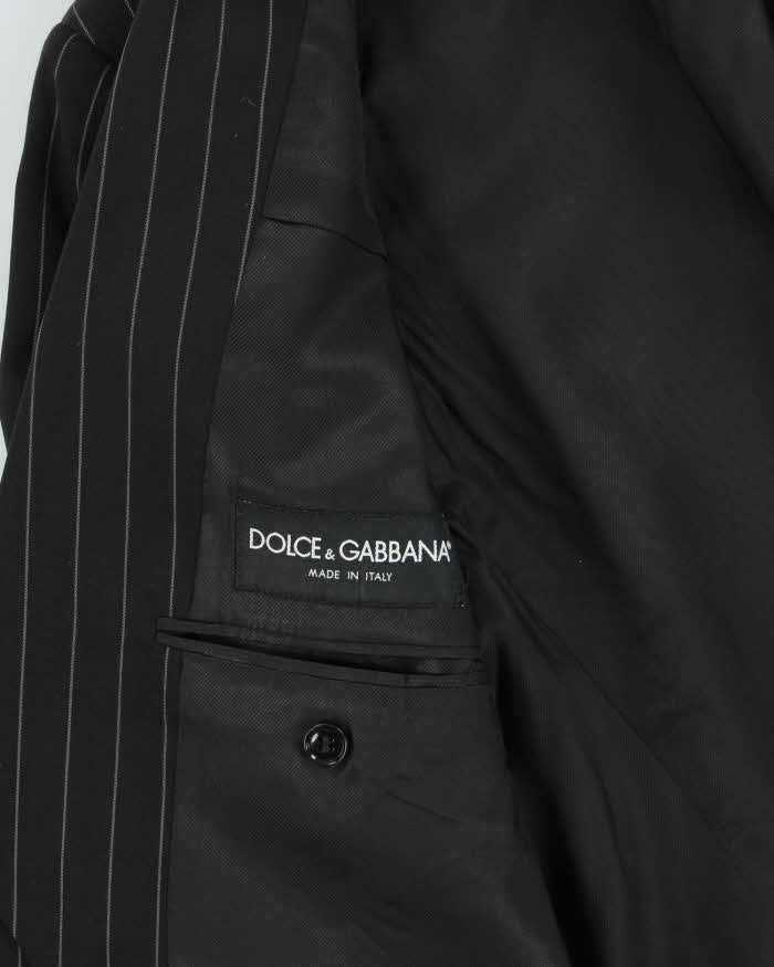 Vintage 90s 00s Dolce &amp; Gabbana Pin Stripe Suit