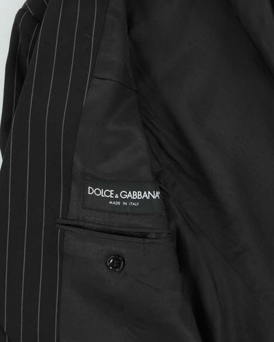 Vintage 90s 00s Dolce & Gabbana Pin Stripe Suit