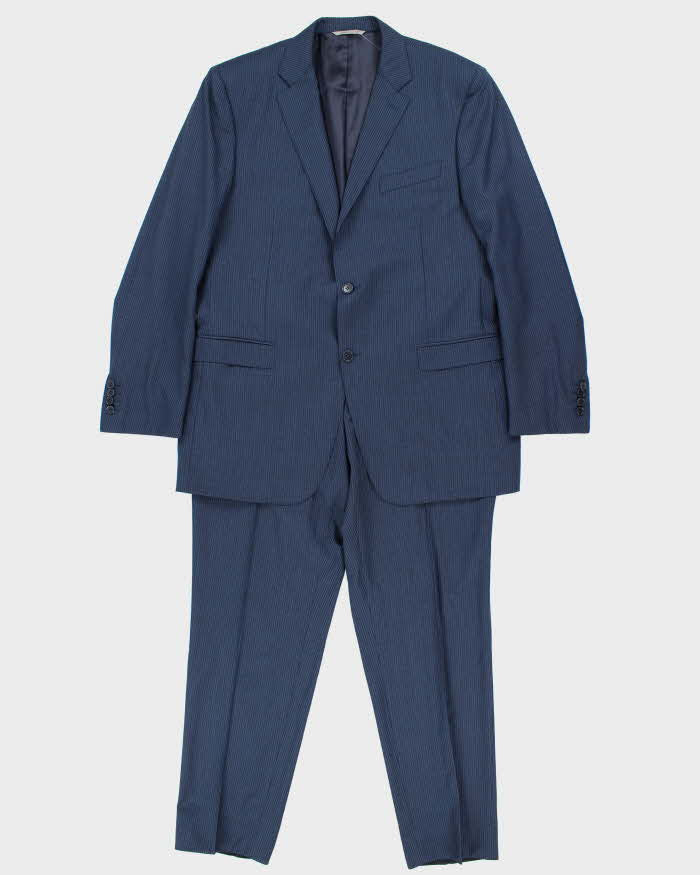 Vintage Canali Wool Pinstripe Suit - L