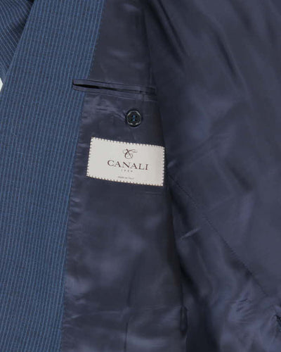 Vintage Canali Wool Pinstripe Suit - L