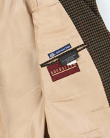 Vintage 80s Burberry Wool Suit Jacket - XL