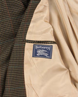Vintage 80s Burberry Wool Suit Jacket - XL