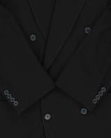 Vintage 1980s Donna Karan Wool Double Breasted Pleated Wide Leg Suit - XL