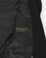 Vintage 1980s Donna Karan Wool Double Breasted Pleated Wide Leg Suit - XL