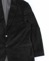 Vintage 00s Tommy Hilfiger Velvet Paisley Single Breasted Blazer - XXL