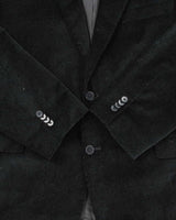 Vintage 00s Tommy Hilfiger Velvet Paisley Single Breasted Blazer - XXL
