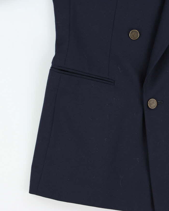 Vintage 1980s Yves Saint Laurent Wool Double Breasted Blazer - L