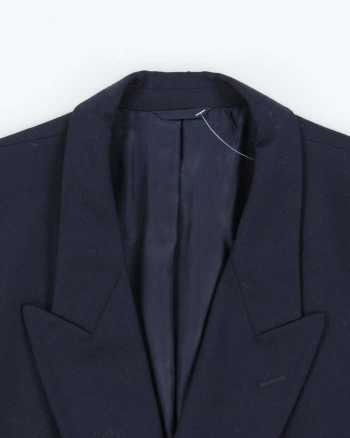 Vintage 1980s Yves Saint Laurent Wool Double Breasted Blazer - L