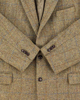 Vintage 00s Harris Tweed Hand Woven Wool Single Breasted Blazer - XXL