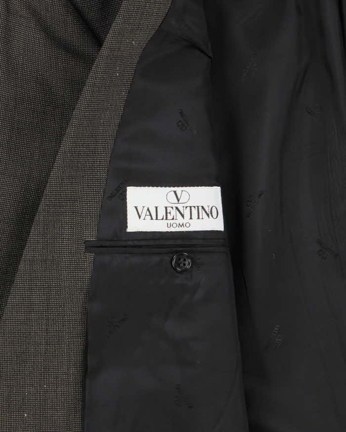 Vintage 1990s Valentino Garavani Wool Single Breasted Blazer - XL