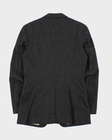 Vintage Y2K 00s Paul Smith Japanese Made Striped Wool Single Breasted Blazer - M