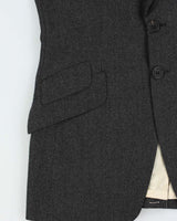 Vintage Y2K 00s Paul Smith Japanese Made Striped Wool Single Breasted Blazer - M
