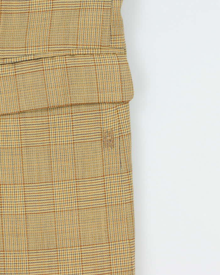 Vintage 1980s Christian Dior Wool Glen Check Single Breasted Blazer - XL