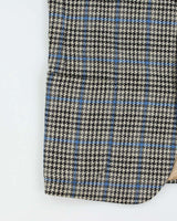 Vintage 1990s Burberry Japan Wool Houndstooth Single Breasted Blazer - XL