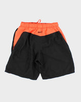 Nike Black &amp; Orange Swim Shorts - M