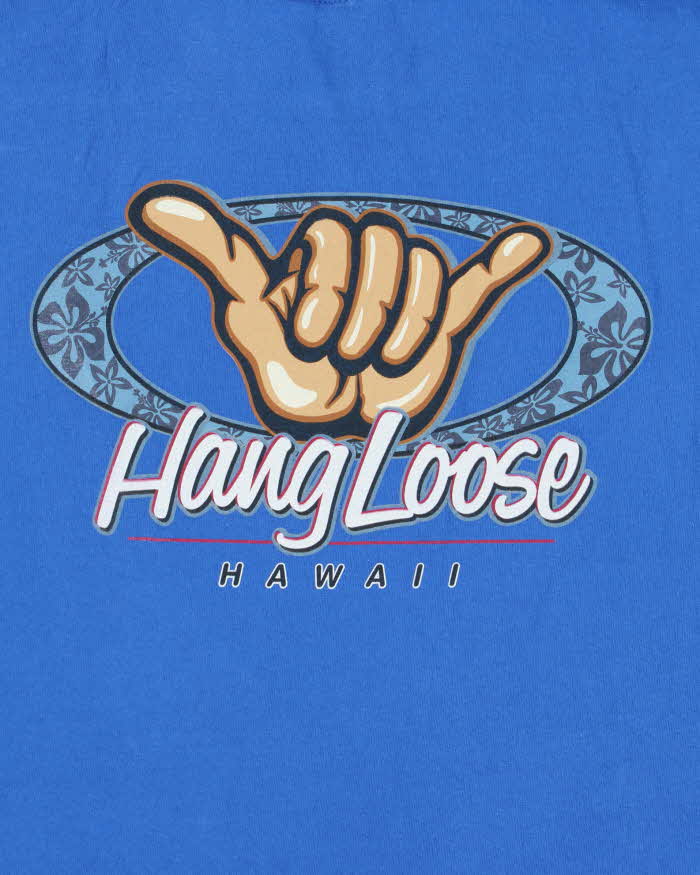 Vintage Y2K 00s Hang Loose Hawaii Sleeveless T-Shirt - XL