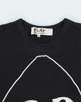 Vintage PLAY Comme Des Garcons Inverted Big Heart Crewneck T-Shirt - XL