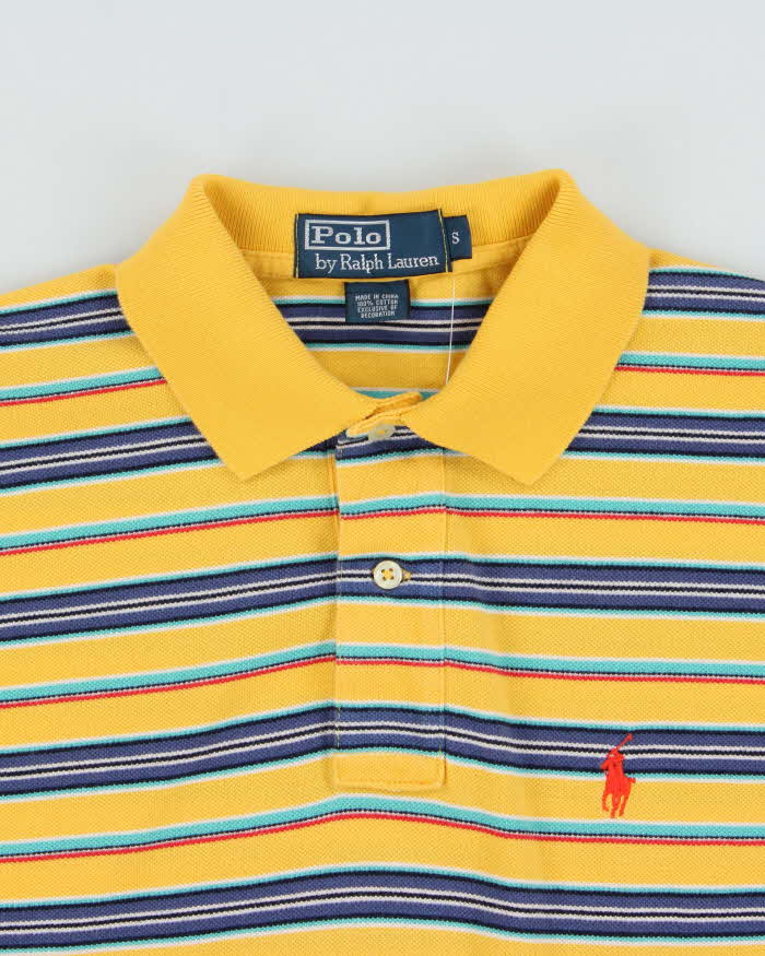 Vintage Y2K 00s Polo Ralph Lauren Striped Short Sleeve Polo Shirt - S