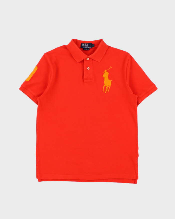 Vintage Y2K 00s Polo Ralph Lauren Big Pony Custom Fit Short Sleeve Polo Shirt - M