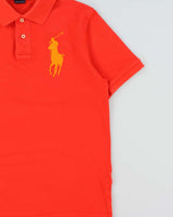 Vintage Y2K 00s Polo Ralph Lauren Big Pony Custom Fit Short Sleeve Polo Shirt - M