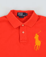 Vintage Y2K 00s Polo Ralph Lauren Big Pony Custom Fit Short Sleeve Polo Shirt - M