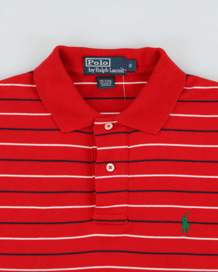 Vintage Y2K 00s Polo Ralph Lauren Striped Short Sleeve Polo Shirt - S