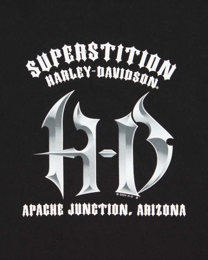 Vintage 2005 Y2K Harley Davidson 'Superstition Apache Arizona' Heavyweight Sleeveless T-Shirt - XL